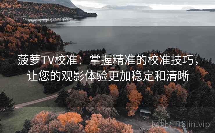 菠萝TV校准：掌握精准的校准技巧，让您的观影体验更加稳定和清晰